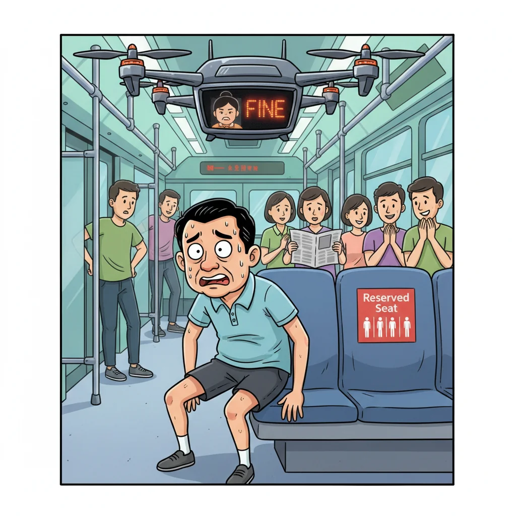 Singapore Mandates Rigorous Physical Fitness Test Before Using Reserved MRT Seats