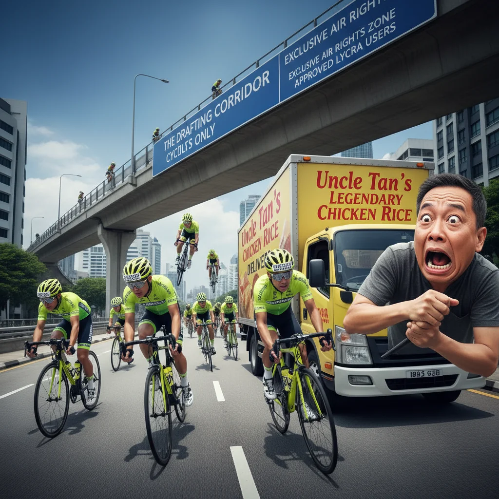 Singapore Peloton Declares Major Expressways Exclusive 'Aerodynamics Zones'