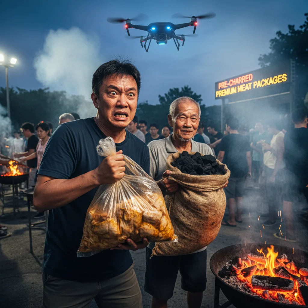 Singapore Declares East Coast Park BBQ Pit Queueing A National Security Threat