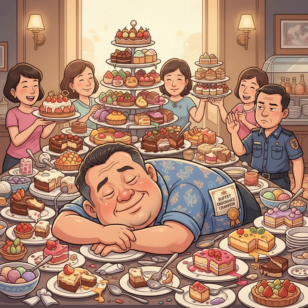 Singaporeans Treat Hotel Buffets Like Competitive Eating Version of National Service.