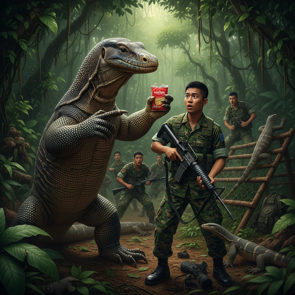 Singapore Army Now Uses Monitor Lizards for Advanced Close-Quarters Combat Training