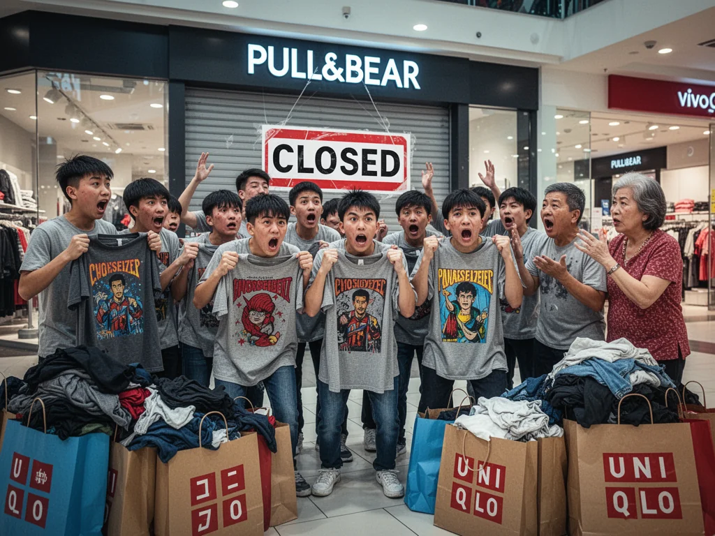 Singaporean Youths Face Existential Crisis As Pull&Bear Closes Its Last VivoCity Store; Parents Urged To Prepare For Mass Hysteria And Potential Uniqlo Overload