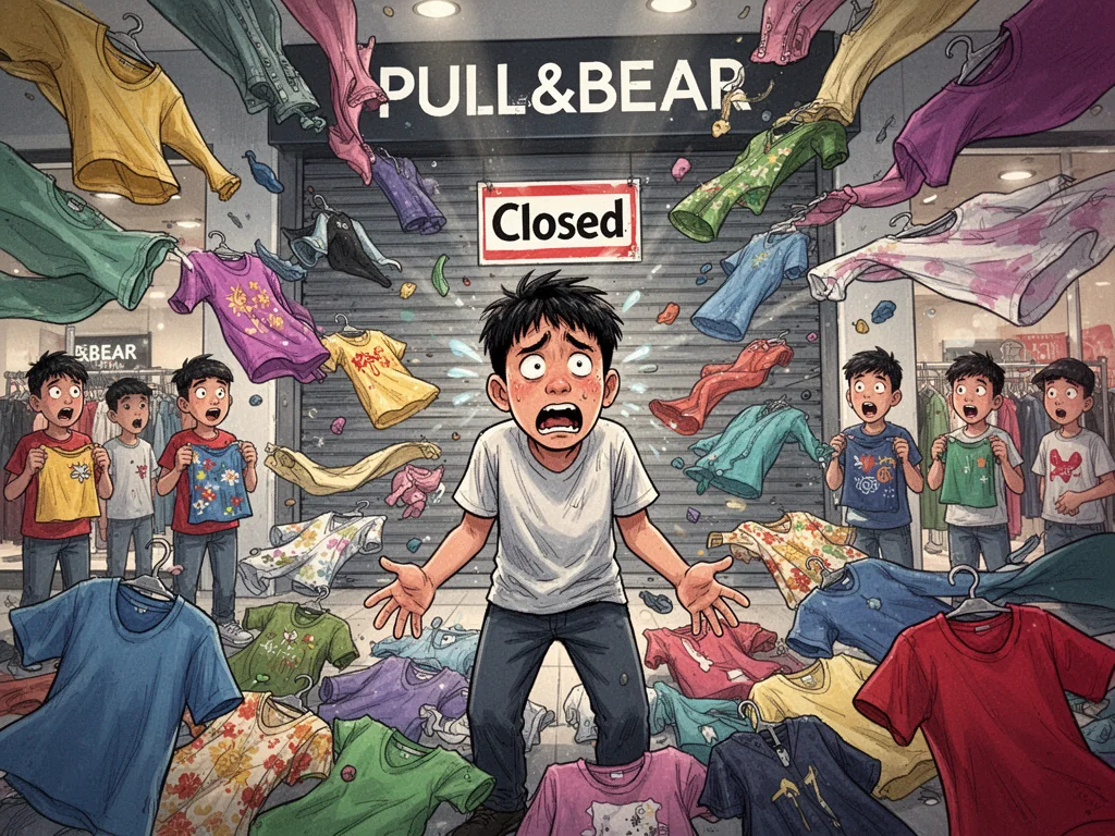 Singaporean Youth Plunged Into Existential Crisis As Last Pull&Bear Store Closes, Forcing Them To Confront The Horrifying Prospect Of Individual Style