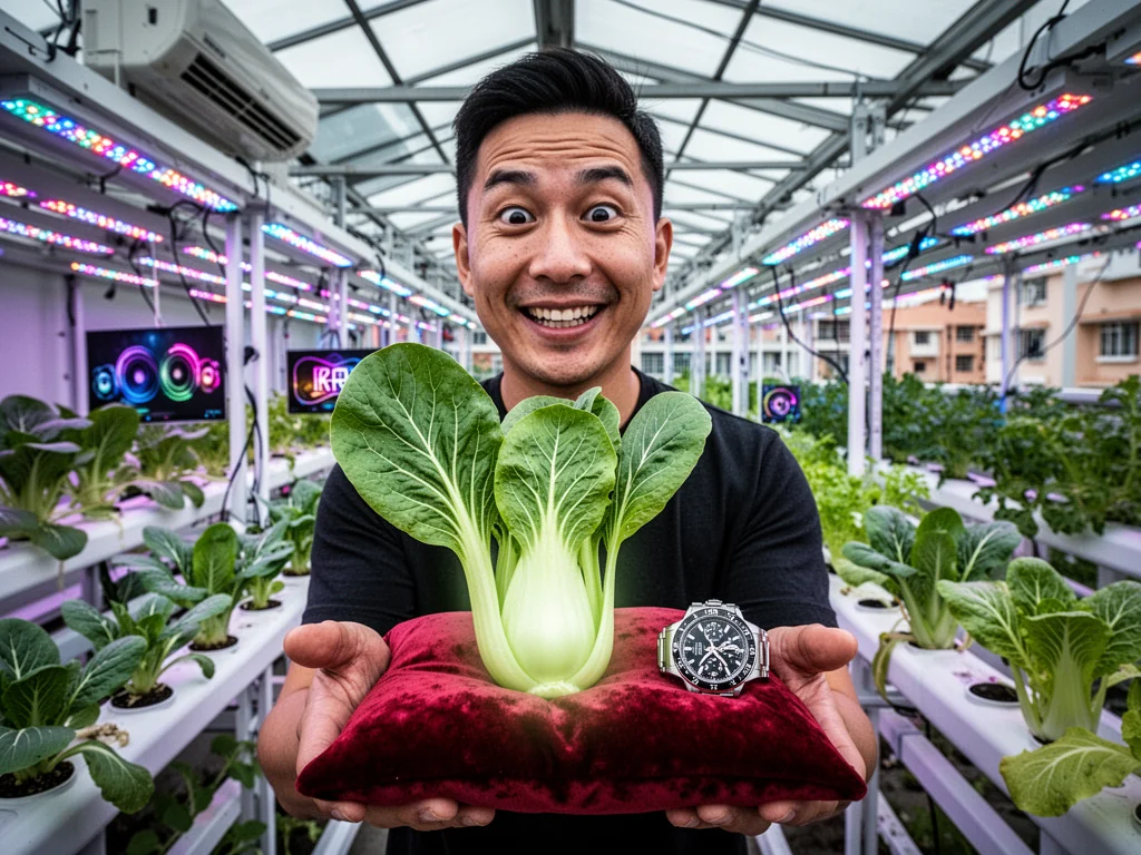 Singapore Rooftop Greenhouses Successfully Produce $80 Cabbage Infused With Carpark Fumes