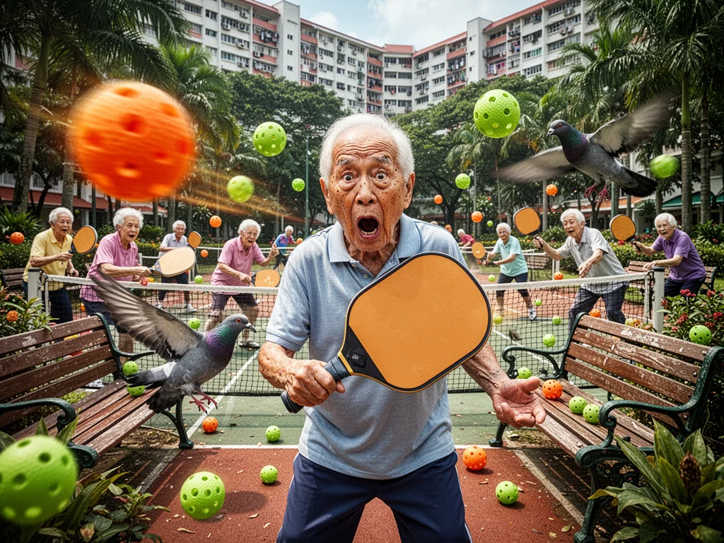 Singapore Mandates Pickleball as Only Legal Method of Respiration for Seniors