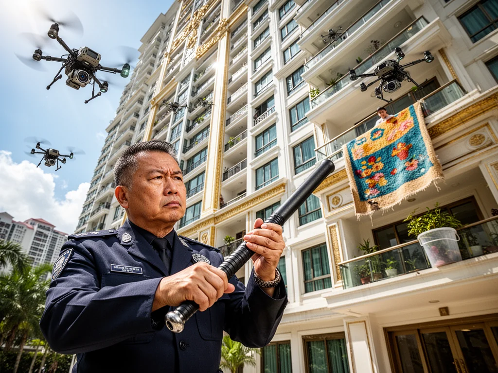 Singapore MCST Authorises Tactical Airstrike on Resident’s Unauthorised Balcony Towel
