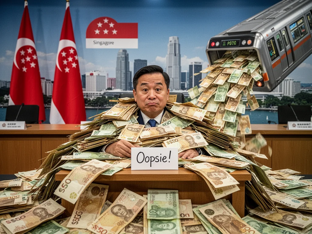 Sinkies Rejoice: Government Didn't *Mean* To Be So Rich!