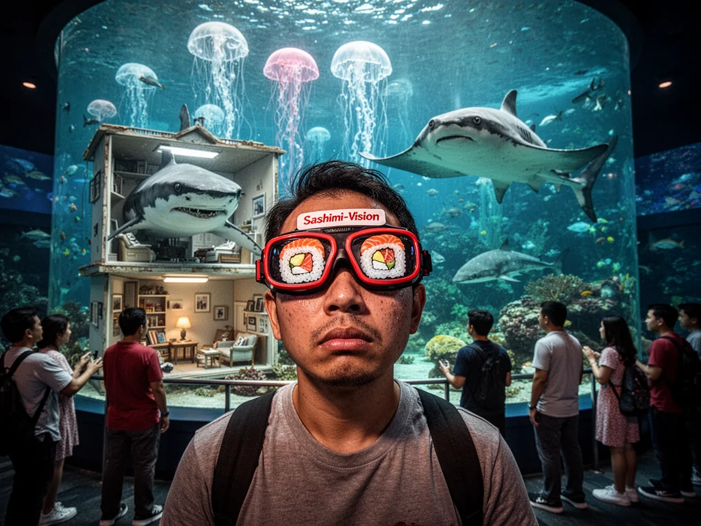 Singapore S.E.A. Aquarium Rebranded As Underwater Purgatory For Suicidal Corporate Drones