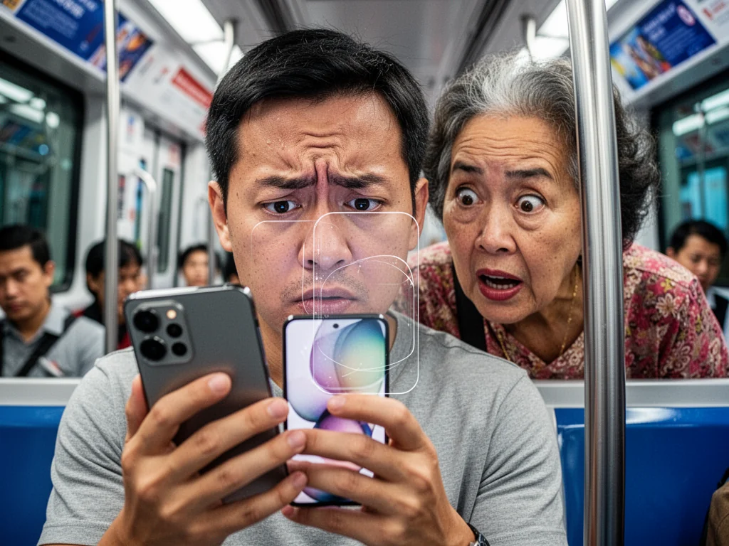 Sinkies Pay $2,000 For Samsung Feature To Hide Porn From MRT Aunties