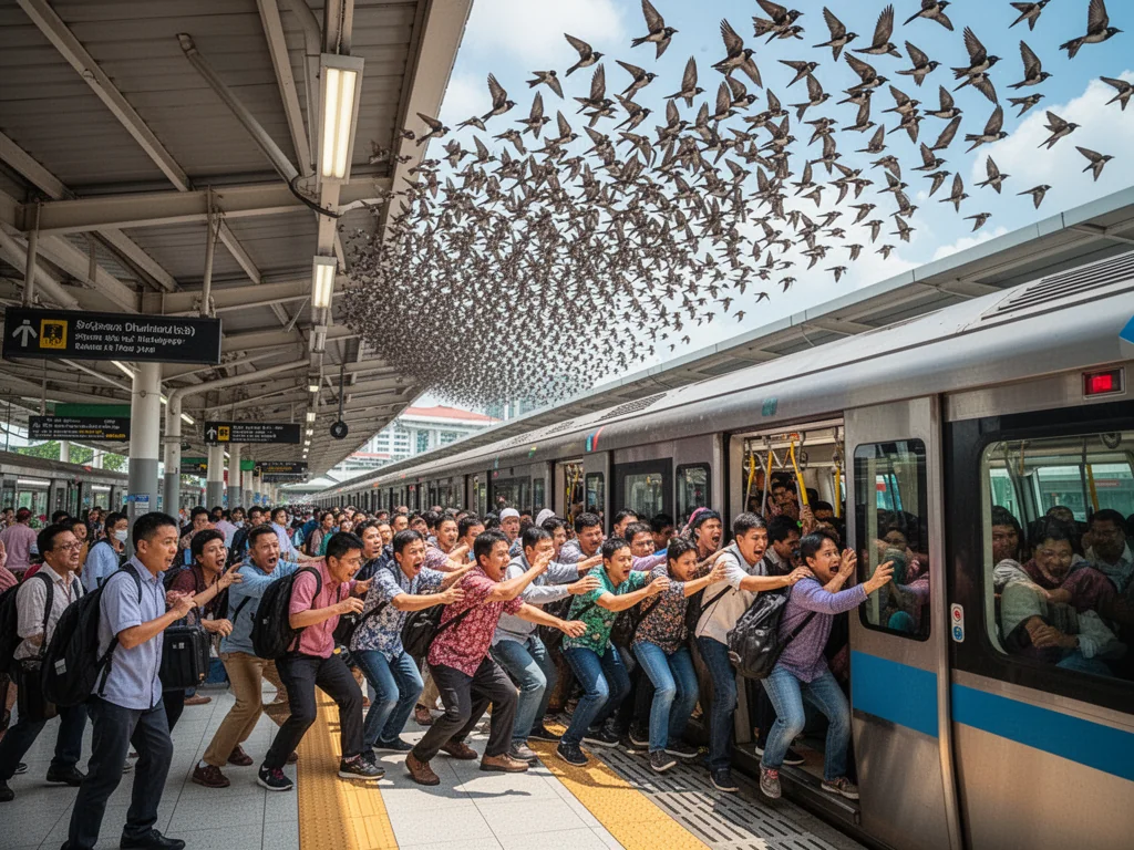Sinkies Humiliated As Birds Demonstrate Basic Spatial Awareness In Woodlands