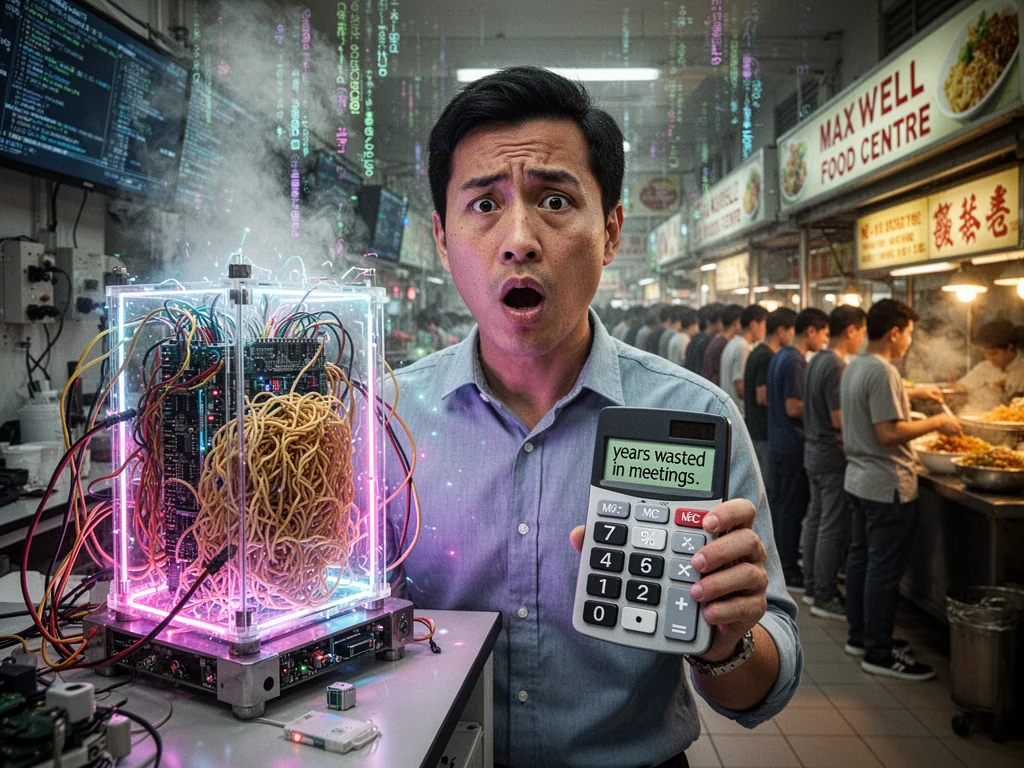 Singapore Quantum Computer Exists In Two States: Overworked and Depressed