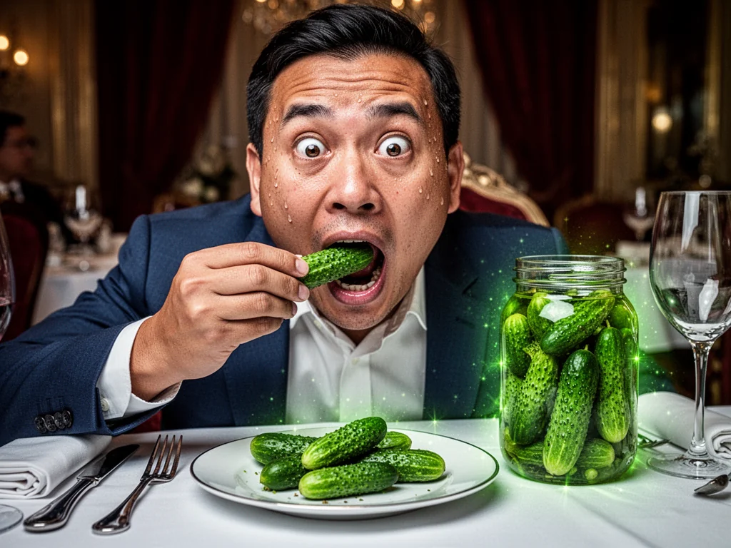 Toxic Greek Gherkins Launch Surprise Chemical Warfare On Sinkie Anuses