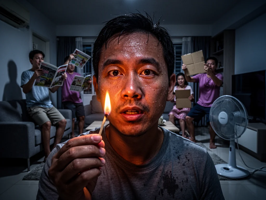 Singapore Minister Tells Sinkies to Sit in Pitch Darkness