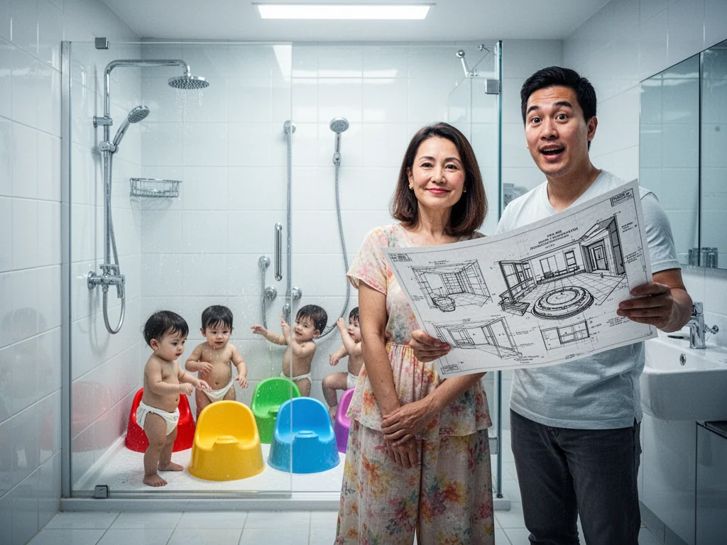 Sinkie Stepmom Gets 6-Year Vacation For Innovative Bathroom Parenting