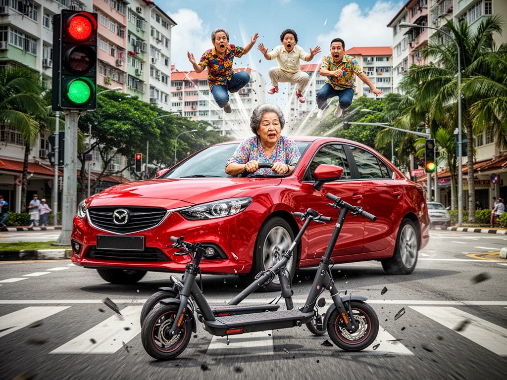 Sinkie Driver Mistook Red Light For Personal High-Score Challenge