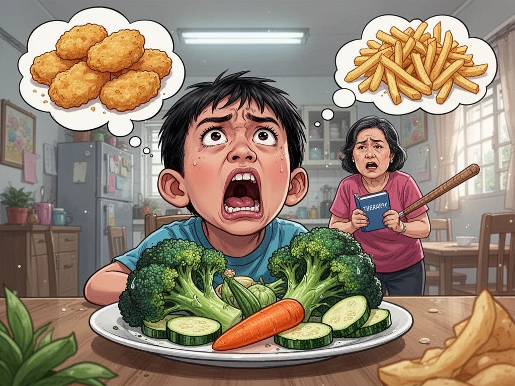 New Singapore Medical Disorder: Refusing To Eat Your Damn Vegetables