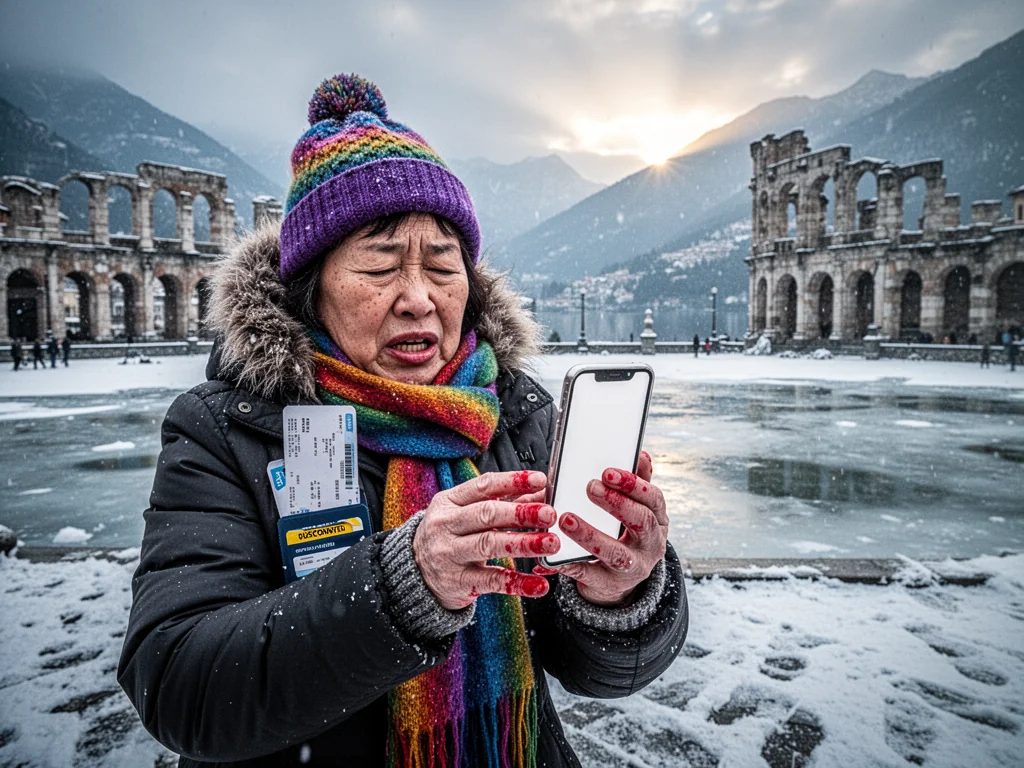 Sinkies Rebrand Shivering in Empty Italy as High-Class Travel Strategy