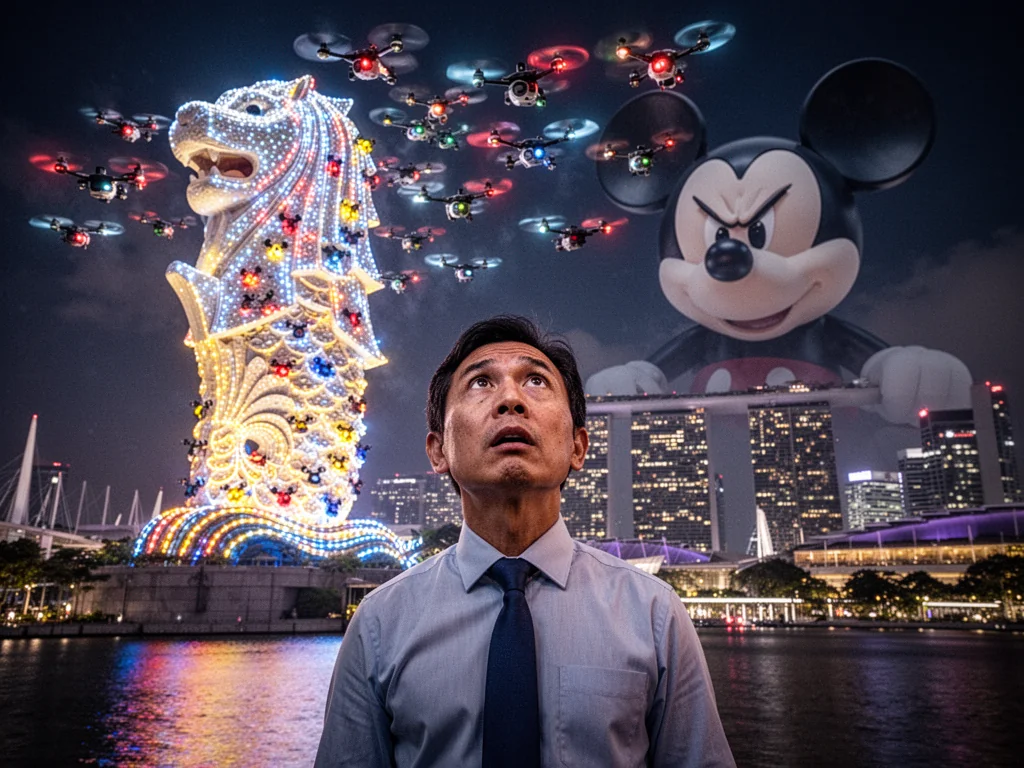 Disney Drones Finally Replace Need For Singaporean Children