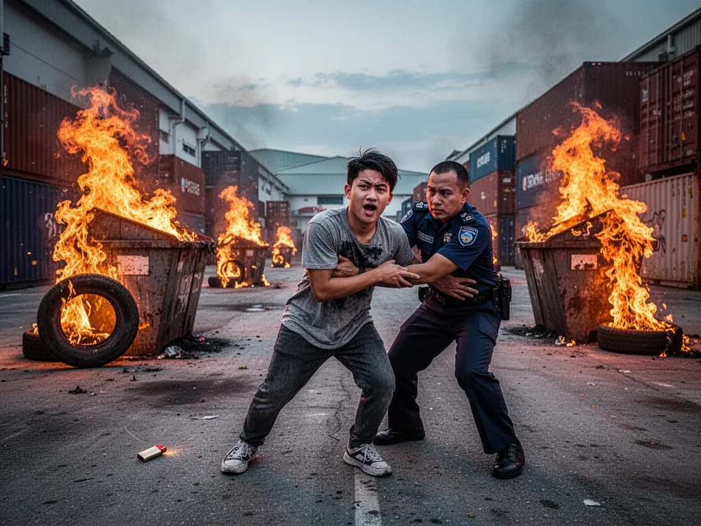 Sinkie Arrested For Making Sungei Kadut Actually Lit