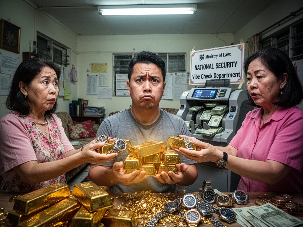 Sinkie Man Taxes Woman $920,000 By Simply Sounding Extremely Bored