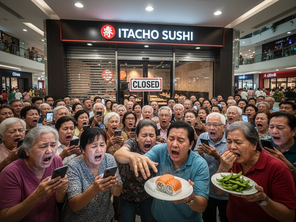 Sinkies Distraught As Itacho Sushi Successfully Ghosts Entire Nation