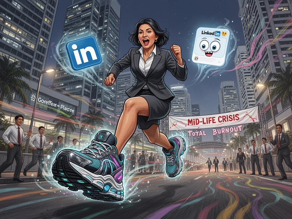 Sinkies Buy $300 Sneakers To Comfortably Jog Towards Total Burnout
