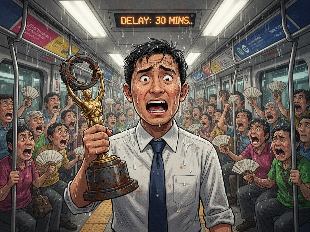 Sinkies Demand Oscars For Surviving Daily SMRT Train Disruptions