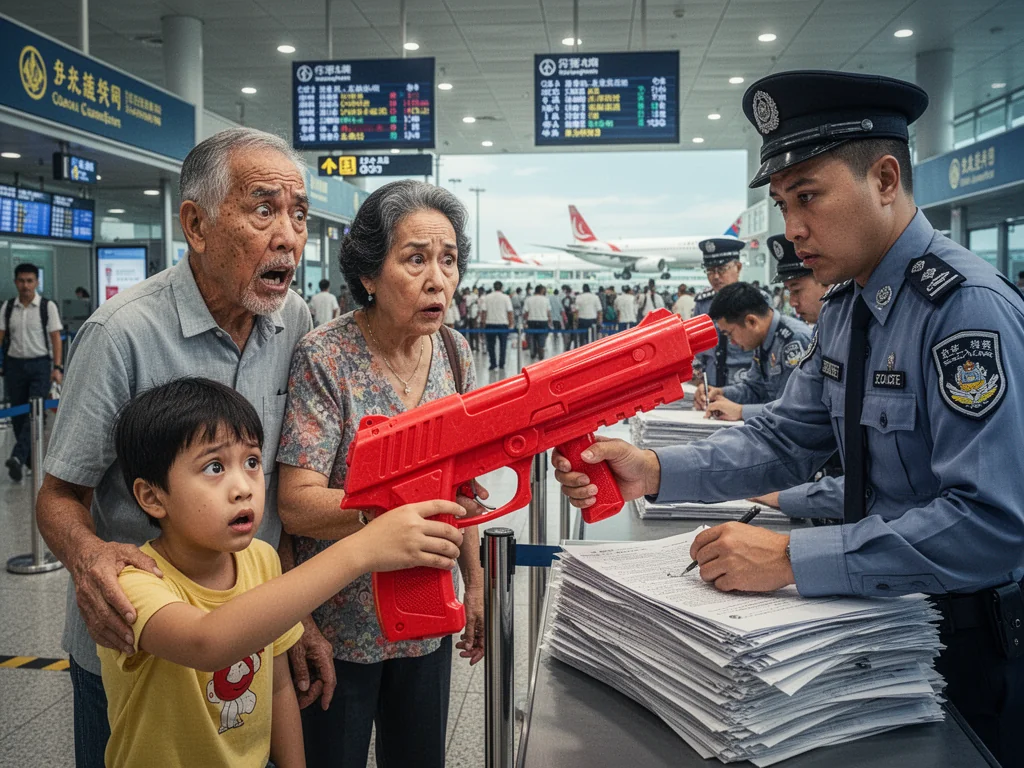 Singaporeans Bankrupted By Child’s Plastic Gun On Guangzhou Trip