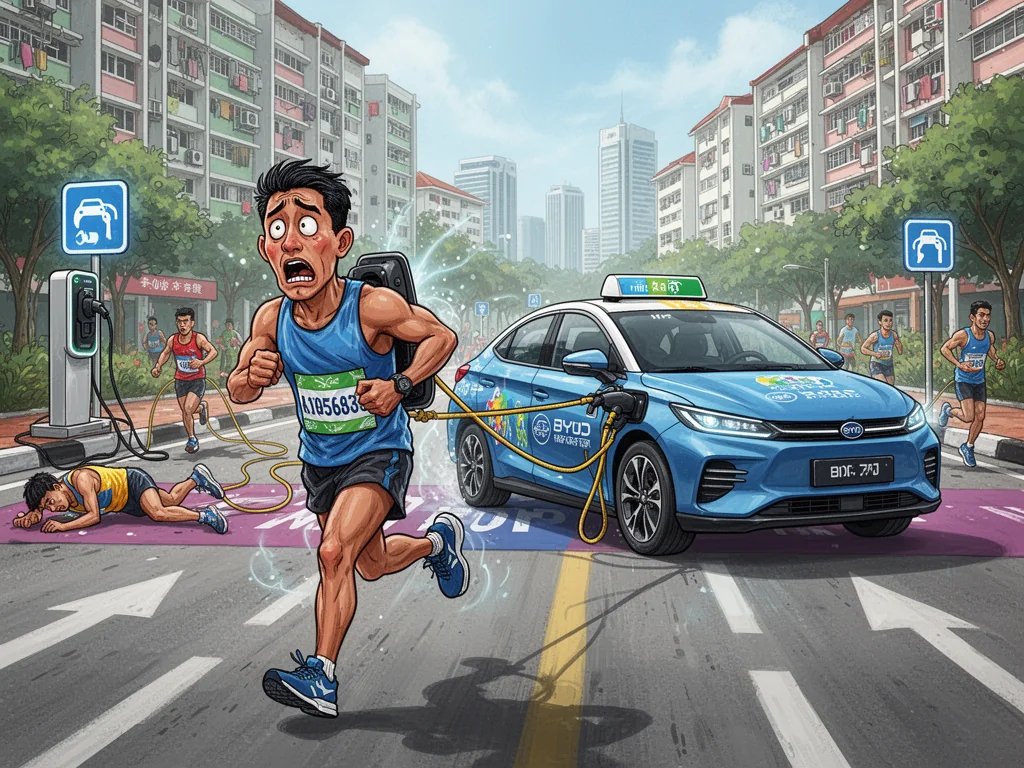 BYD To Replace All Singaporean Marathon Runners With Electric Taxis