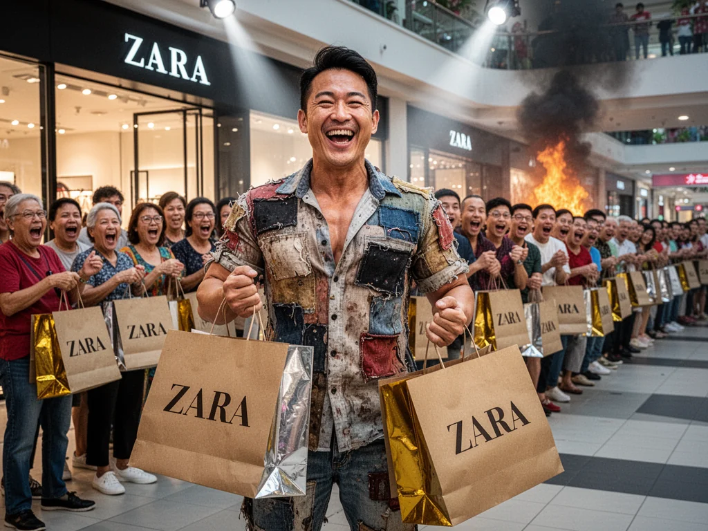 Singaporeans Line Up To Wear Designer Trash From Zara