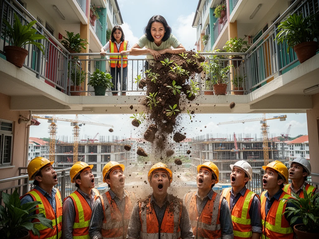 Sinkies Launch Organic Biological Warfare Against Noisy Construction Workers