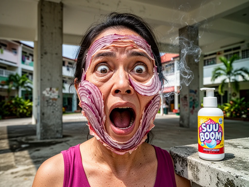 Sinkies shocked that $2 TikTok moisturiser causes immediate leprosy