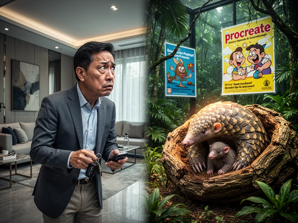Night Safari Pangolin Ends 10-Year Dry Spell Before Most Singaporeans