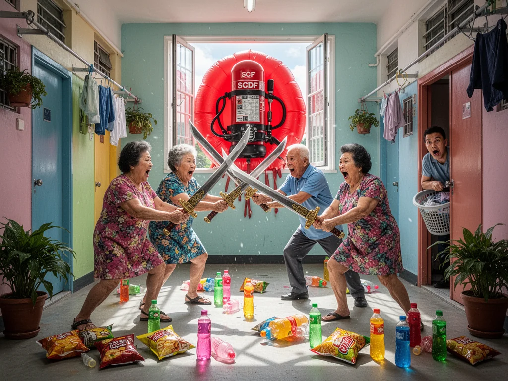 Sinkies Now Using Swords For Standard HDB Dispute Resolution