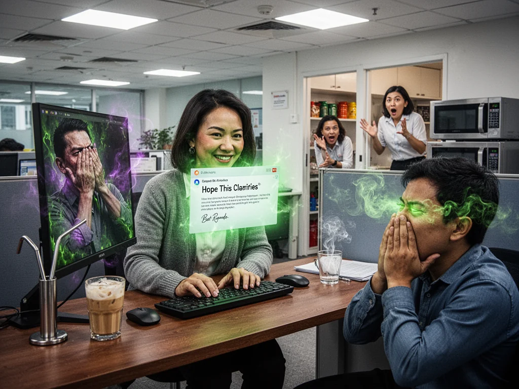 Singapore Woman Weaponises 'Best Regards' To Cripple Entire Office