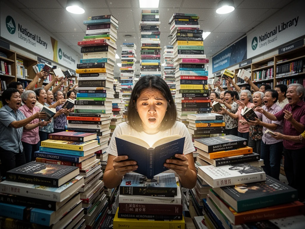 Entire Population Of Singapore Suddenly Discovers Reading After BTS Member Touches Book