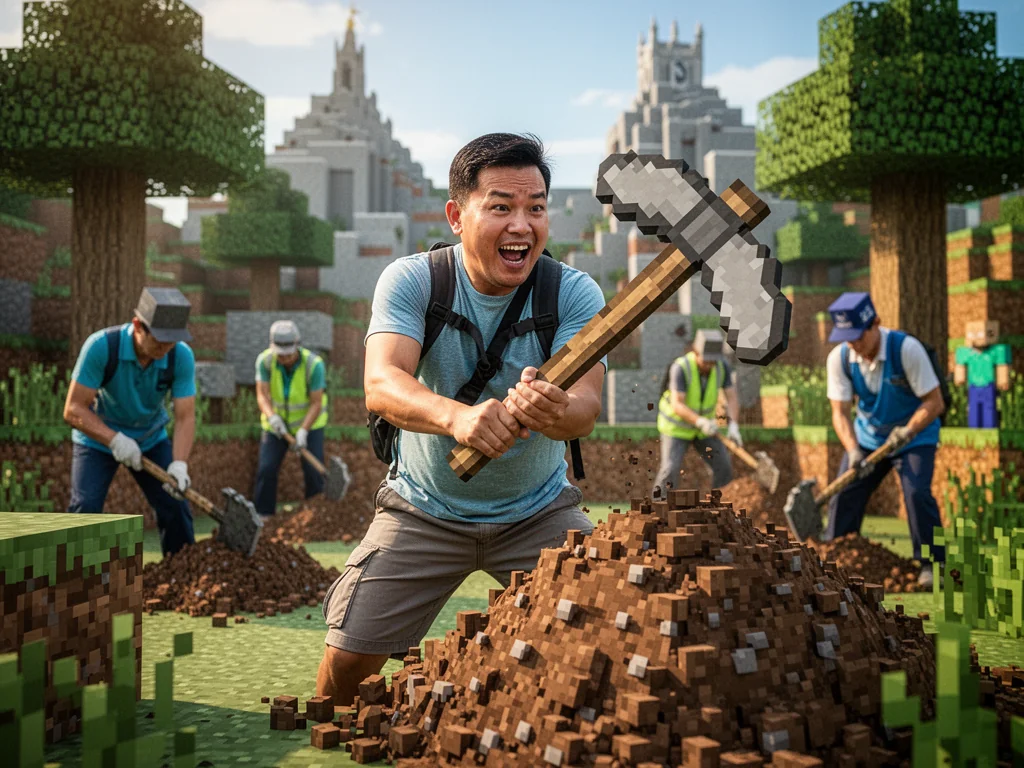 UK Minecraft Theme Park Finally Lets Singaporeans Experience Life As Migrant Workers