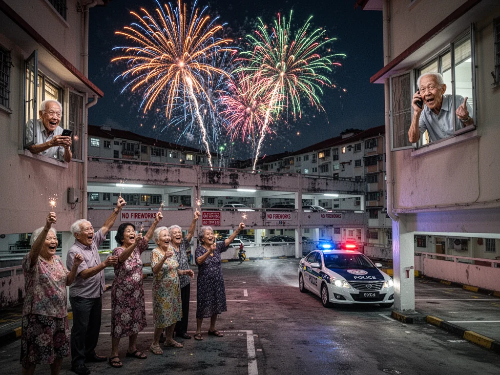 Ghim Moh Residents Under Investigation For Briefly Enjoying Their Shitty Lives