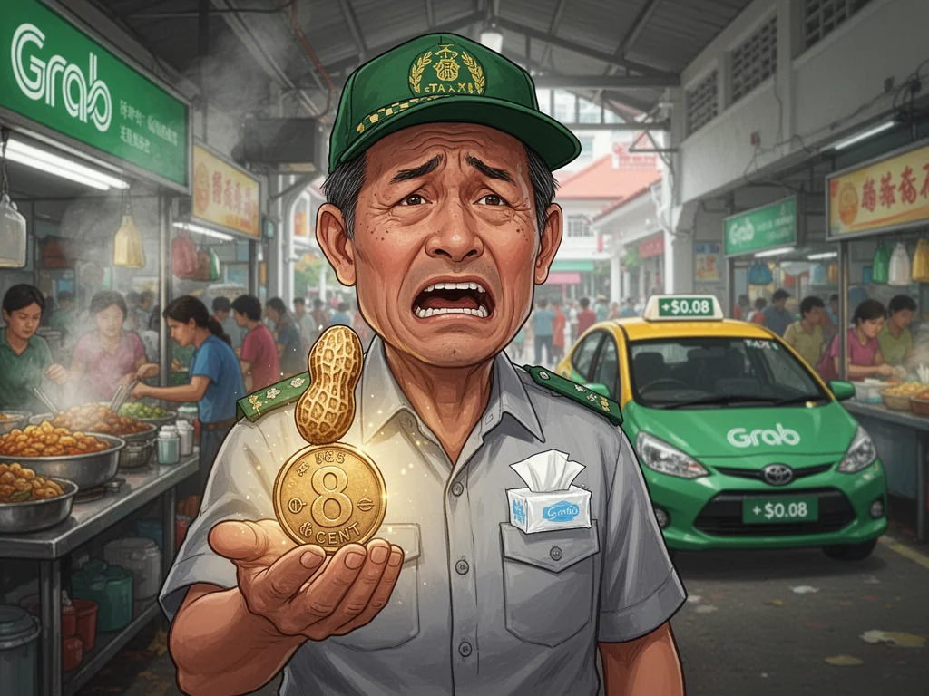 Grab Generously Increases Fares By $0.08 To Help Drivers Afford One Peanut