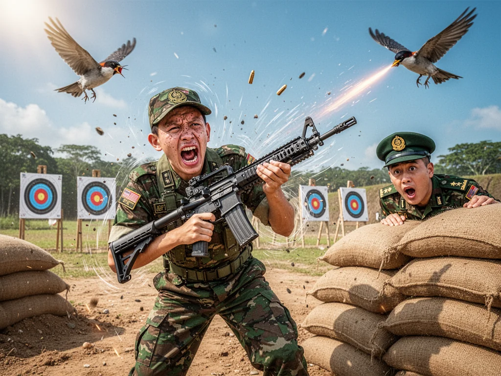Pussy Recruit’s Live Firing Tremors Rebranded As Revolutionary ‘Anti-Recoil’ Tactical Technique