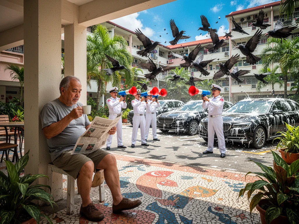 Yishun Residents Relieved Gunshots Are Government-Sanctioned, Not From Neighbours