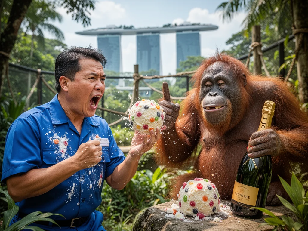 Mandai Orangutan Demands Better Birthday Benefits Than Civil Servants