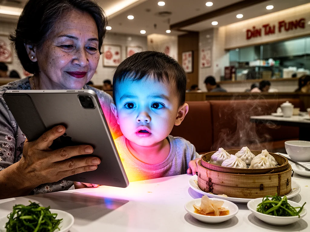 Local Mother Trades Son’s IQ For Silent Dinner At Din Tai Fung