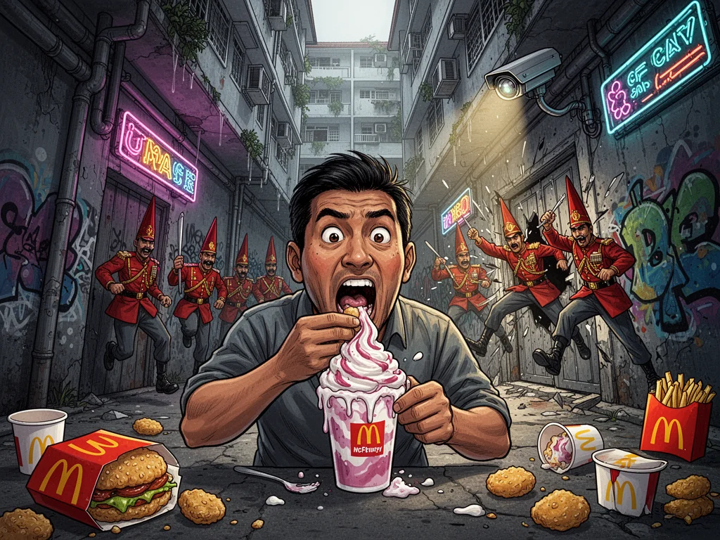 Man Risks Gallows For $36 Worth Of Soggy Nuggets
