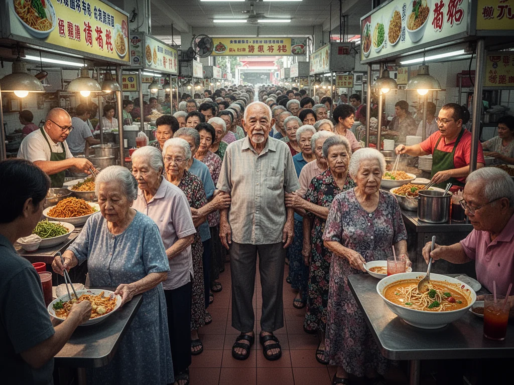 Man Dies In Hawker Queue; Family Refuses To Leave Spot