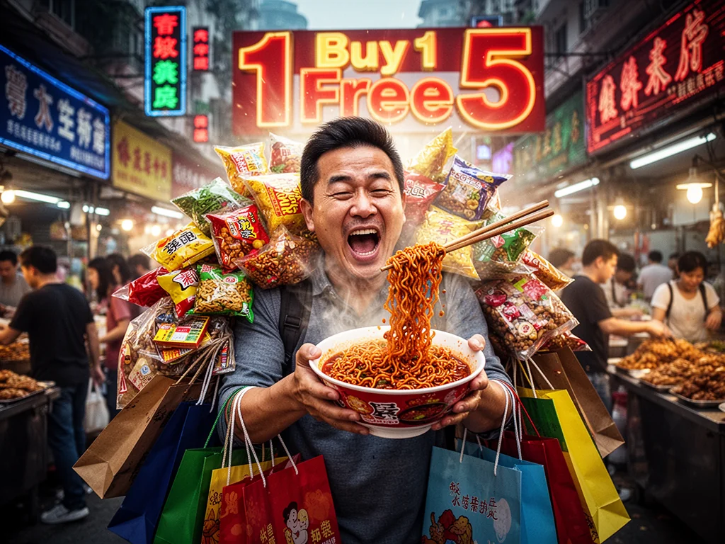 Sinkie Feels Like Fucking Billionaire In Chongqing After Buying $2 Mala