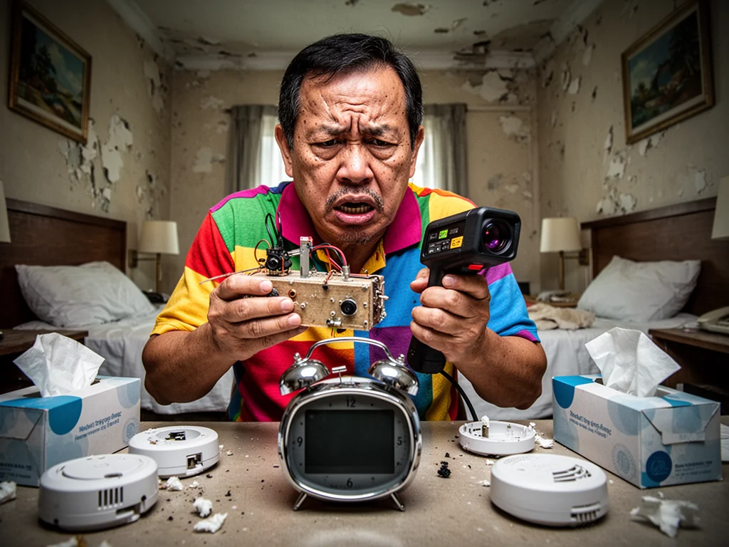 Ugly Man Deeply Offended To Find Zero Spycams In Hotel