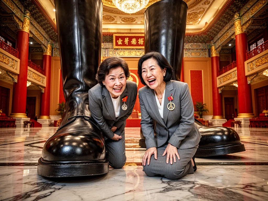 Taiwan Opposition Leader Visits Beijing To Practice Her Kneeling Form