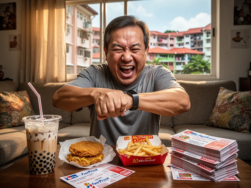 Fitbit Folds After Realizing Sinkies Only Walk For NTUC Vouchers