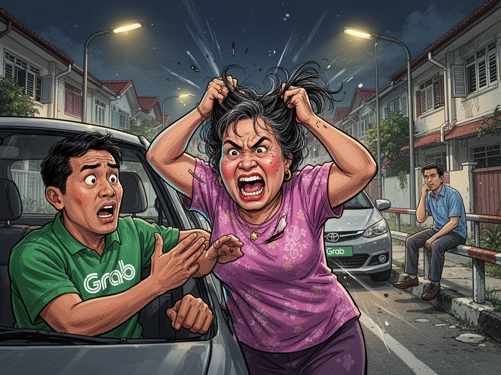 Drunk Woman Beats Grab Driver After Admitting Husband Hates Her